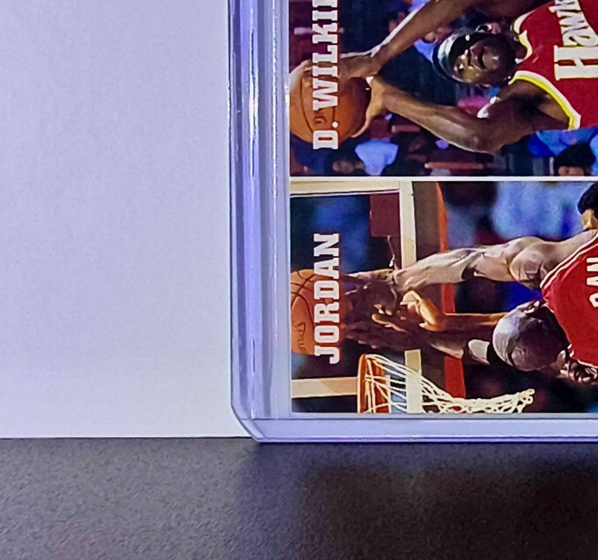 Michael Jordan Wilkins Malone 1993-94 NBA Hoops League Leaders #283 Card Bulls