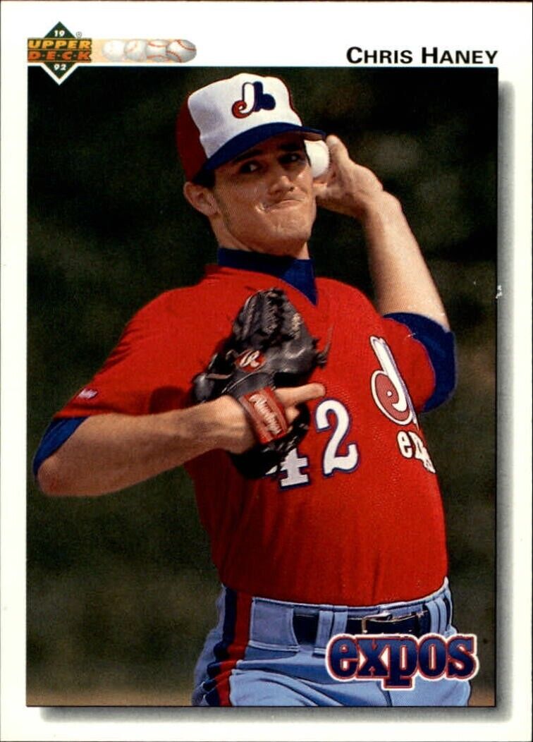 Chris Haney 1992 Upper Deck MLB #662 Baseball Card Montreal Expos