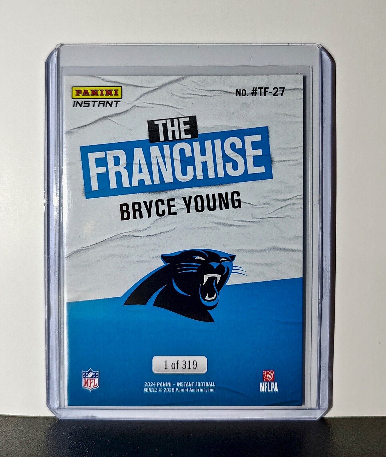 Bryce Young 2024 Panini The Franchise NFL #27 Football Card Panthers 1 of 319