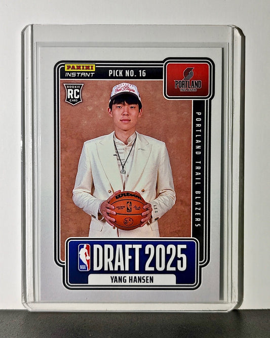 Yang Hansen Rookie 2025-26 Panini NBA #16 Draft Night Portland Trail Blazers
