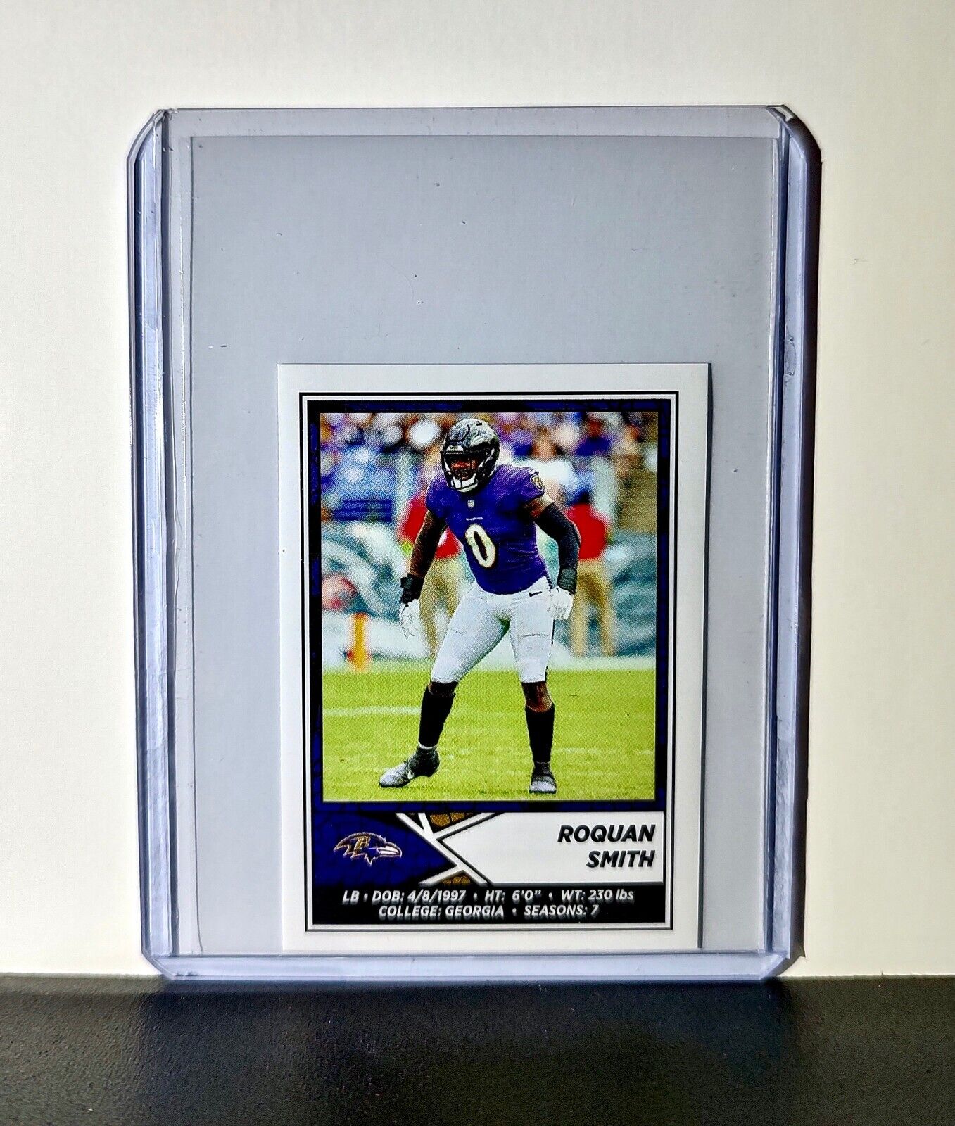 Roquan Smith 2024 Panini NFL Sticker #114 Baltimore Ravens