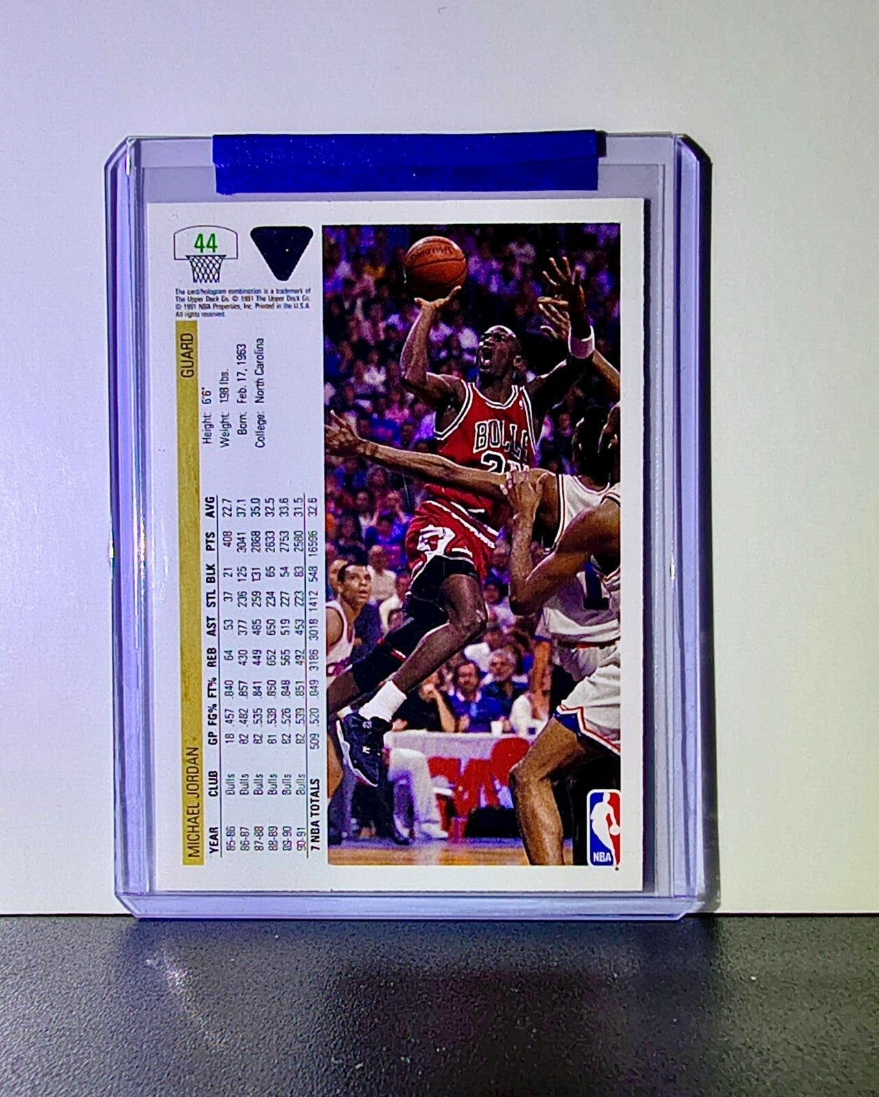 Michael Jordan 1991-92 Upper Deck #44 Basketball Card Chicago Bulls