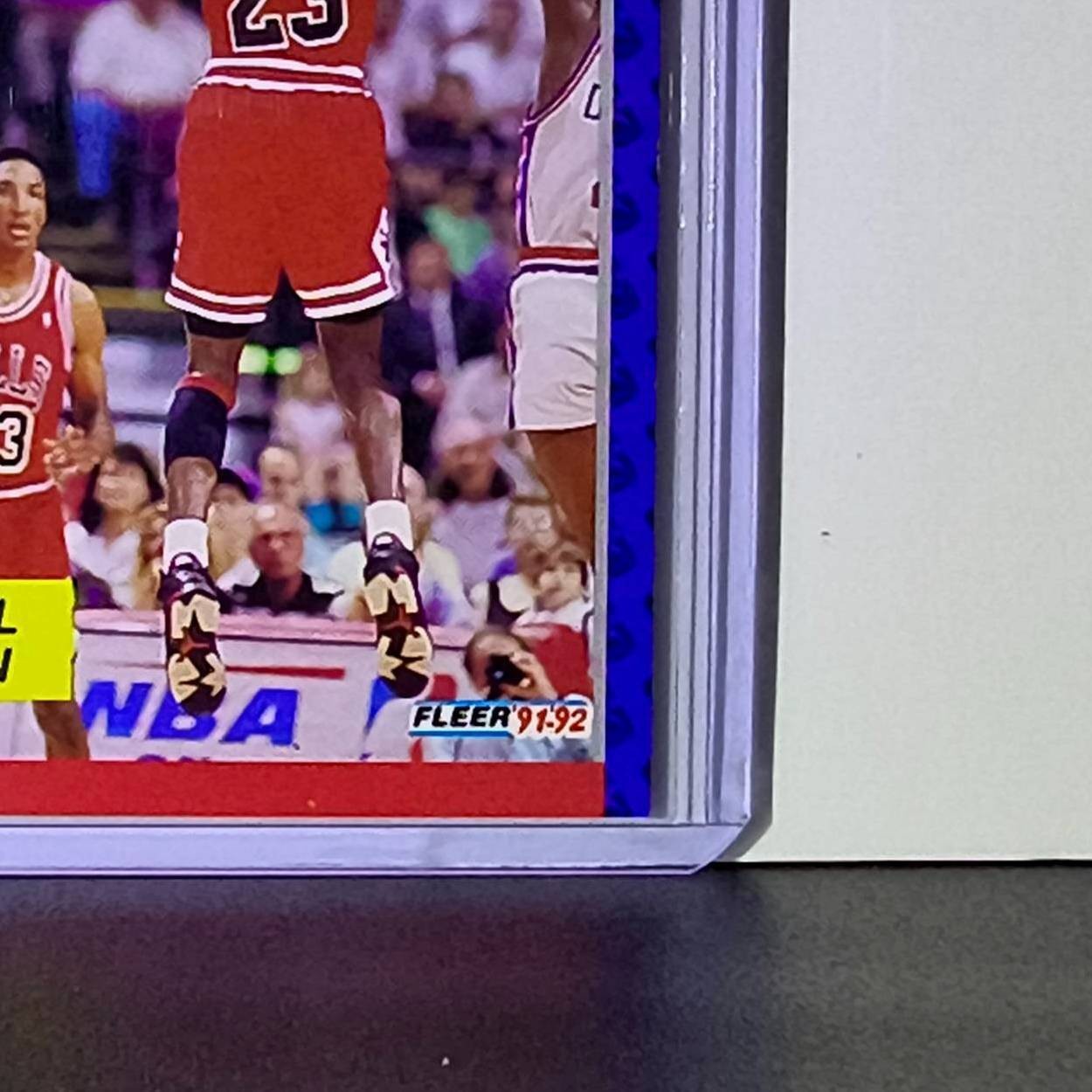 Michael Jordan 1991-92 Fleer Team Leader #375 Basketball Card Chicago Bulls