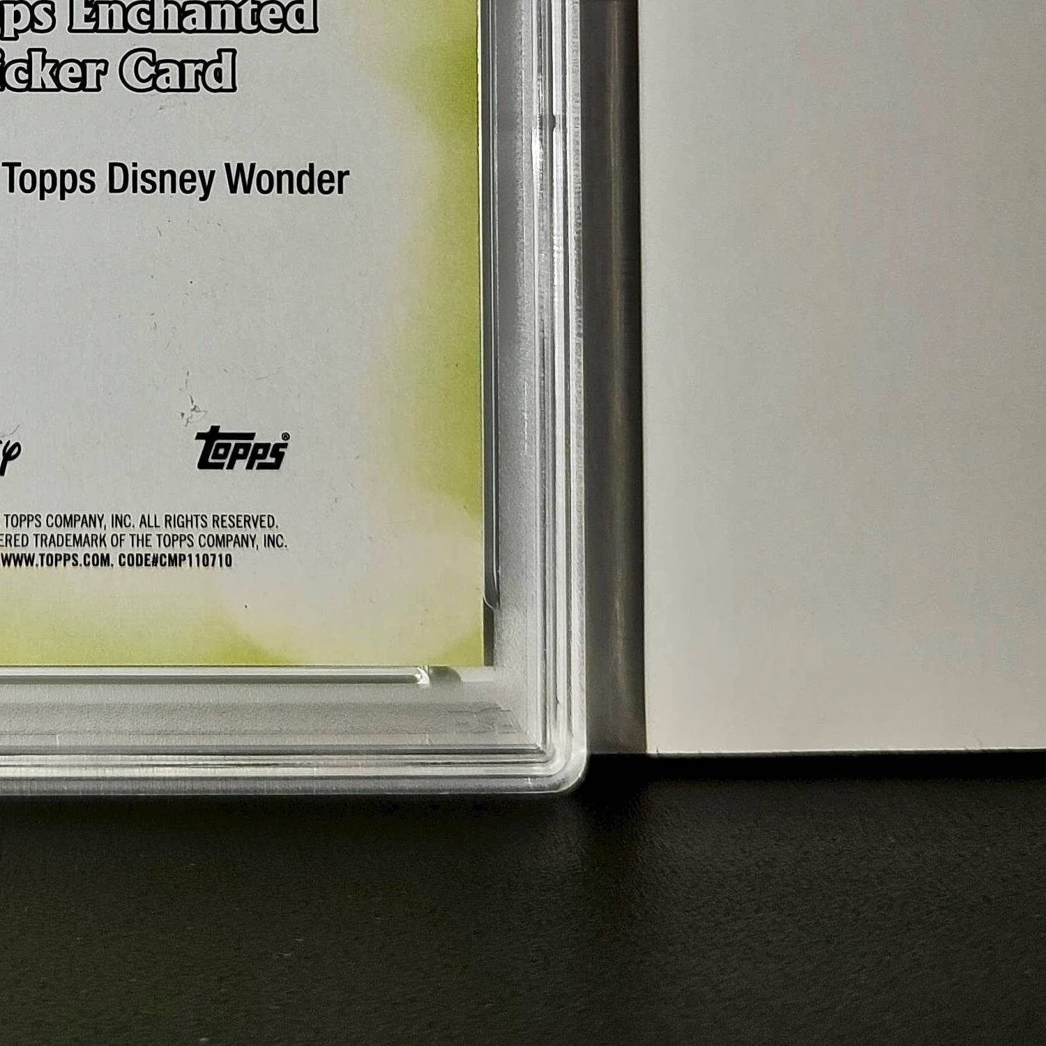 Peter Pan 2025 Topps Disney #ES-8 Enchanted Sticker Card Peter Pan PSA 8