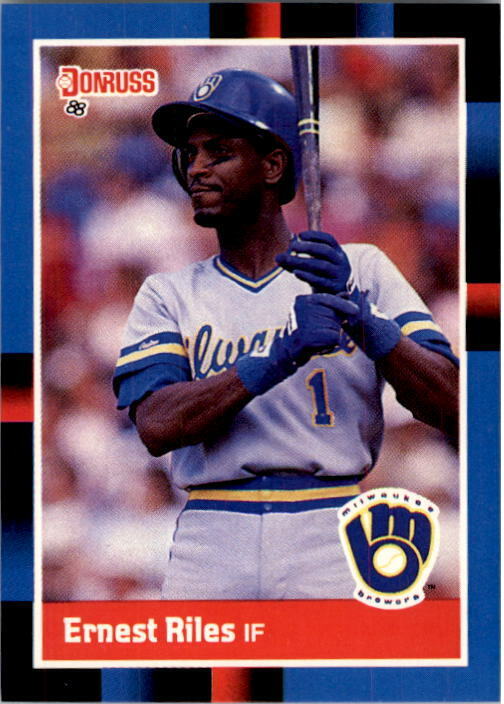 1988 Ernest Riles Donruss Baseball Card #478