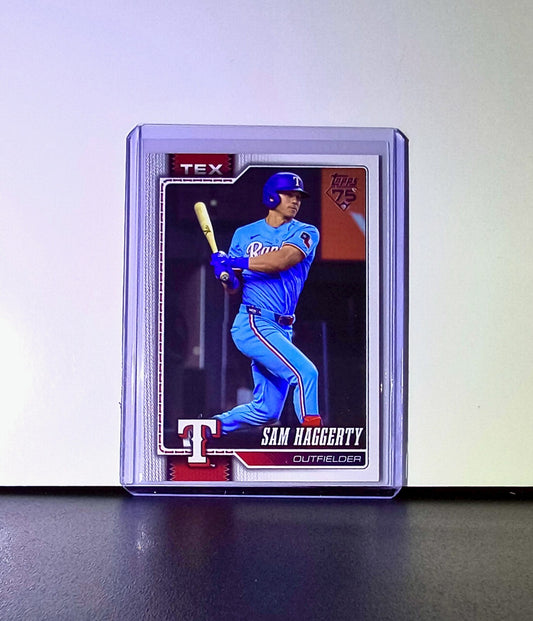 Sam Haggerty 2026 Topps Update MLB #US180 Card Texas Rangers