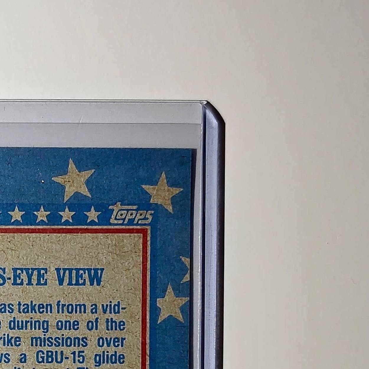 Bomb’s-Eye View 1991 Topps Desert Storm #165 Card