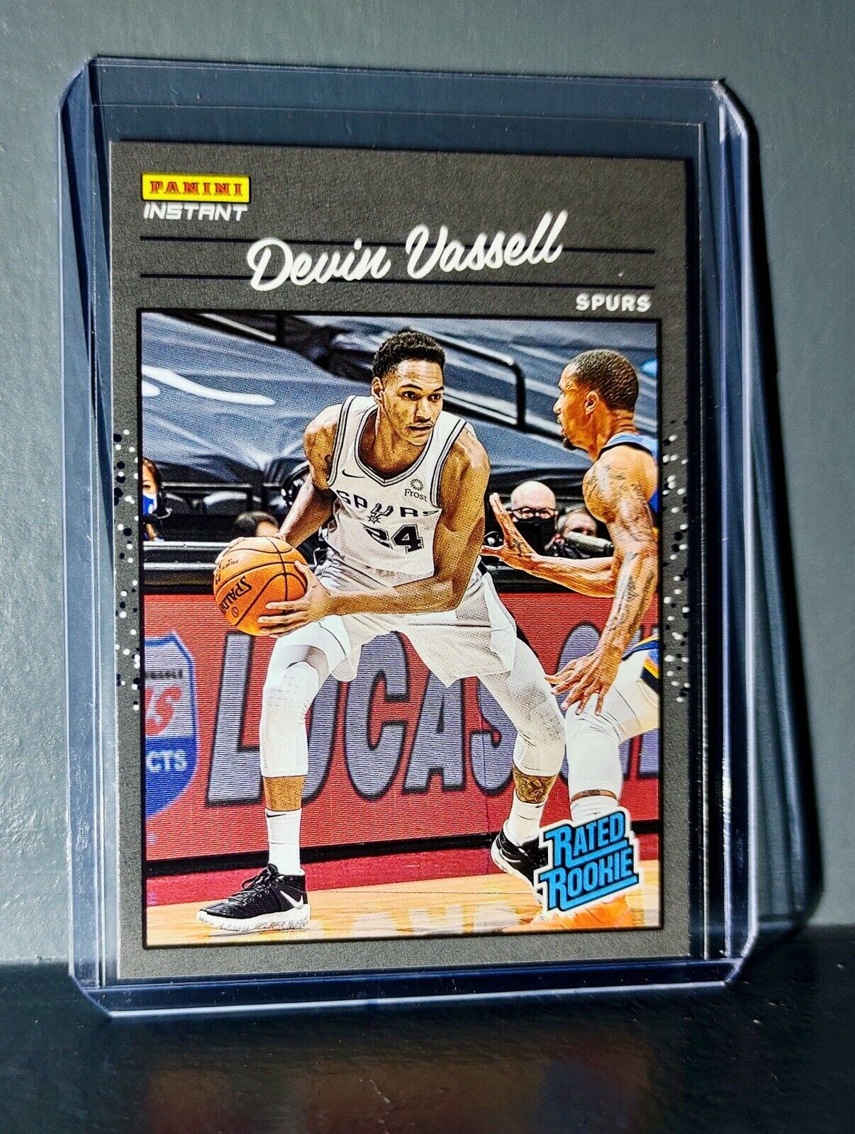 Devin Vassell 2020-2021 Panini NBA Instant #11 Rated Rookie Retro Card 1/3558