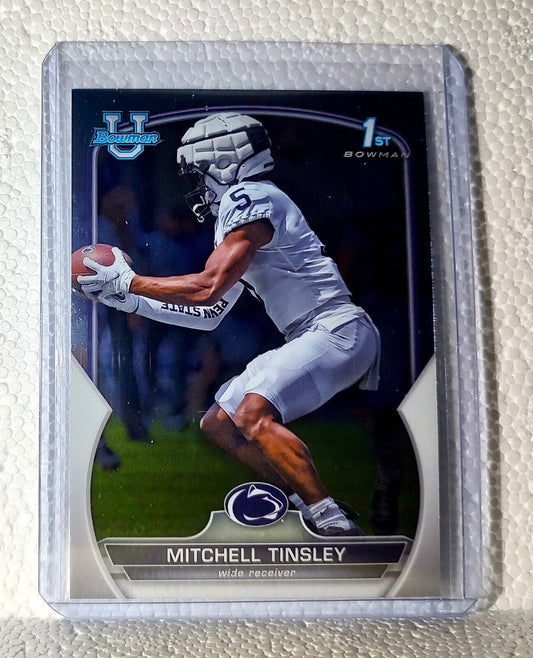 Mitchell Tinsley 2022 Topps 1st Bowman U Football #72 Card Penn State