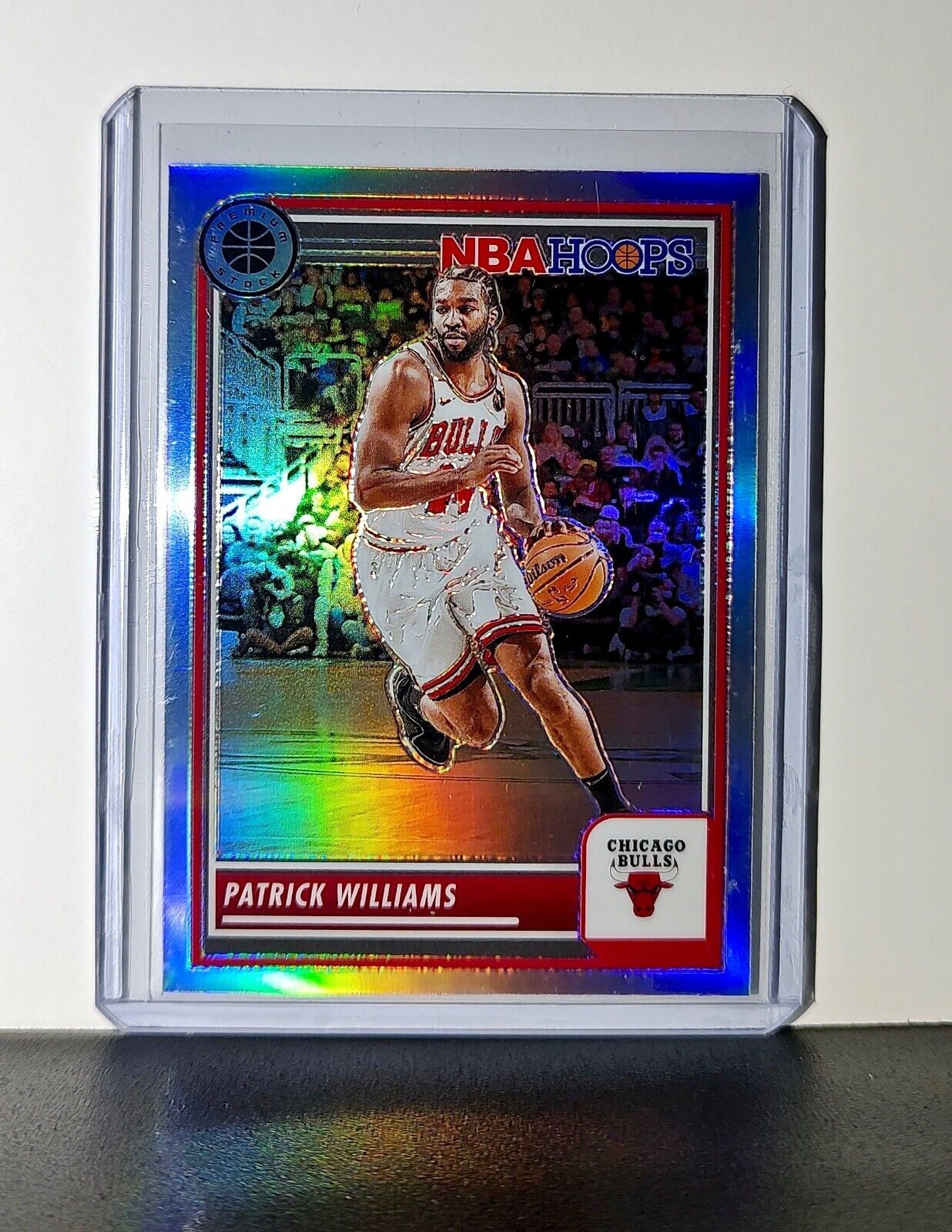 Patrick Williams 2023-24 Panini Premium Stock NBA Hoops #273 Prizm Refractor