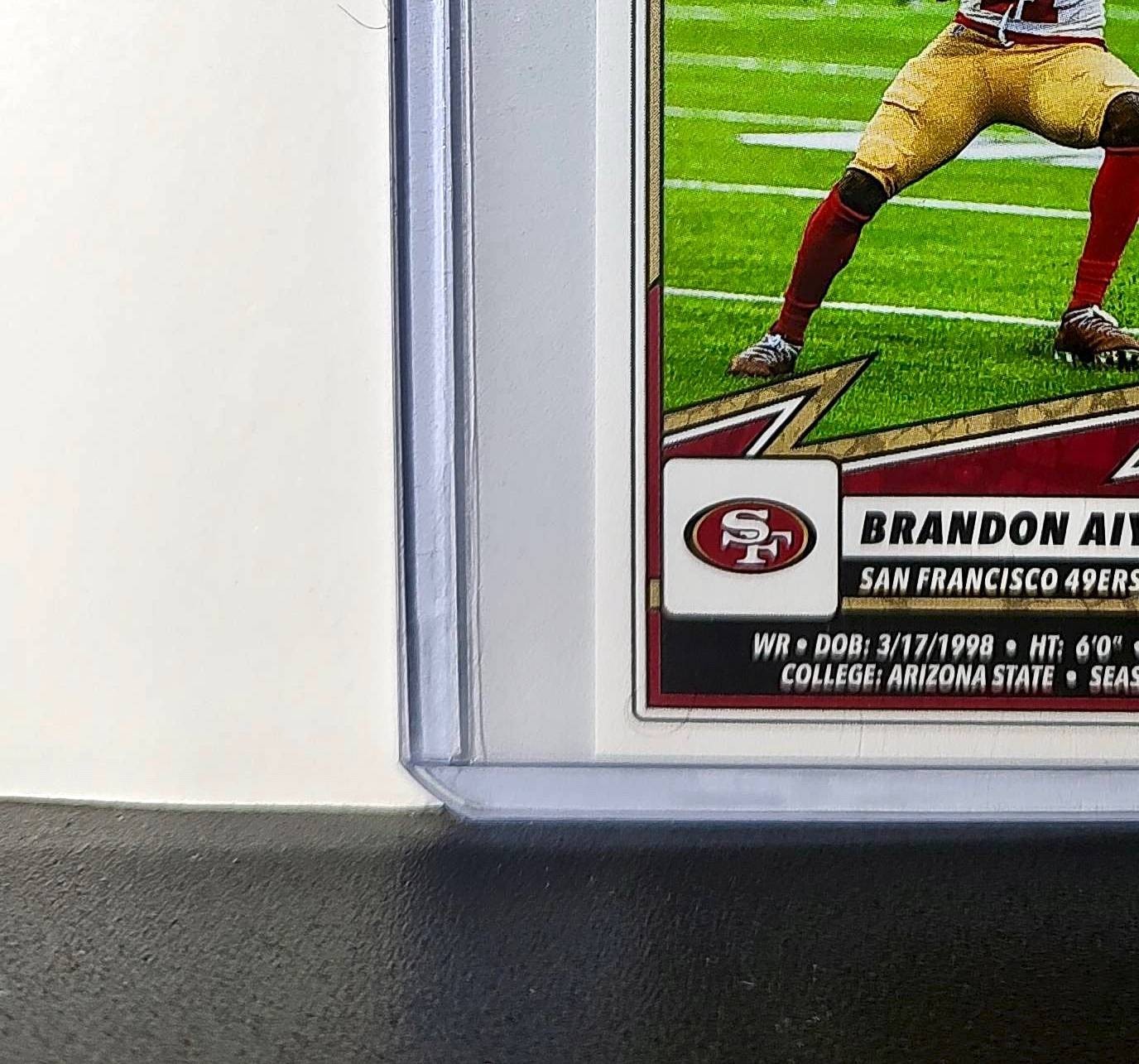 Brandon Aiyuk 2025 Panini NFL #522 Sticker San Francisco 49ers