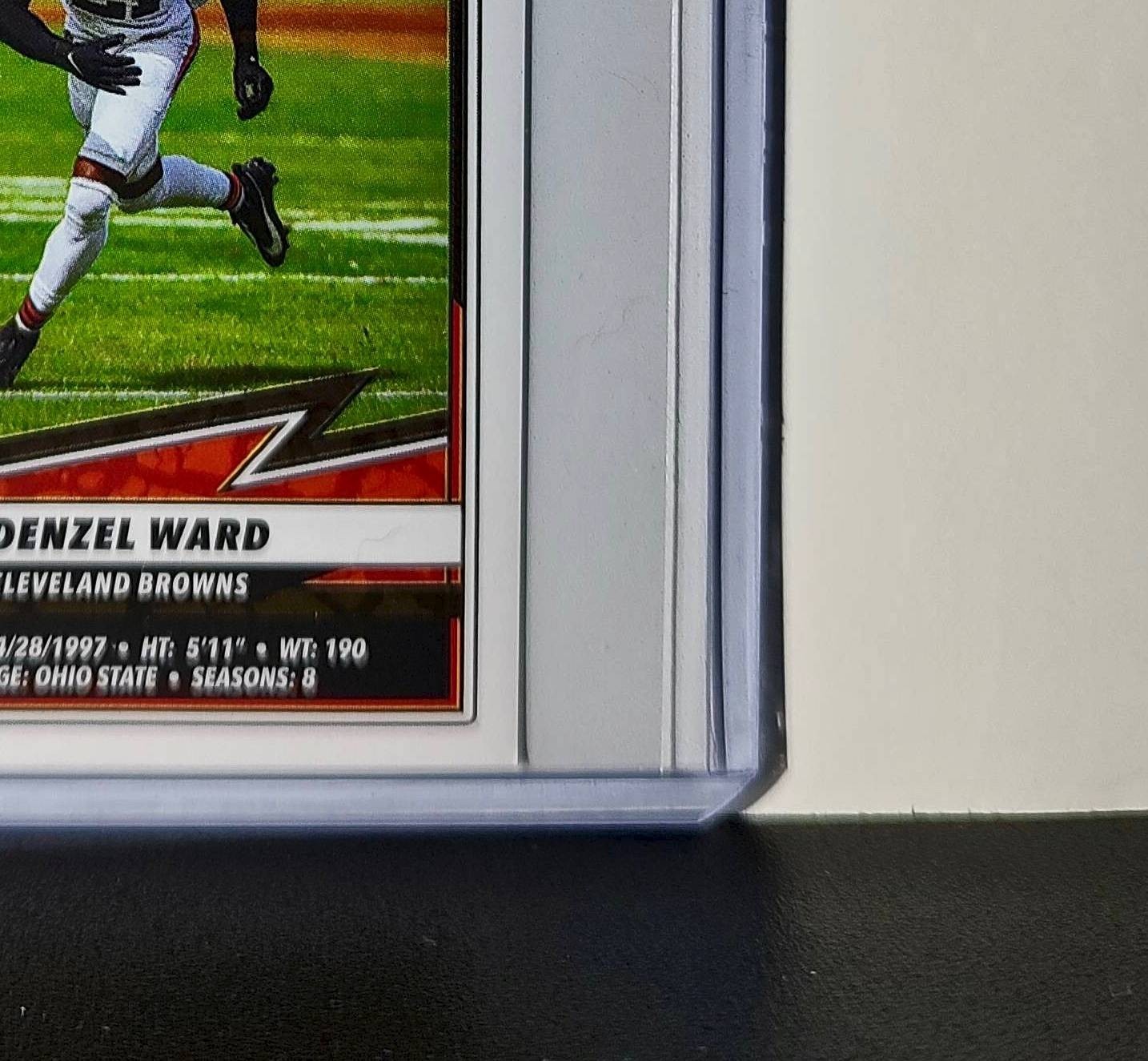 Denzel Ward 2025 Panini NFL #145 Sticker Cleveland Browns