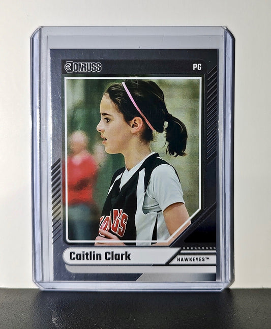 Caitlin Clark 2024 Silver Foil Panini Donruss #17 Basketball Card Iowa Hawkeyes