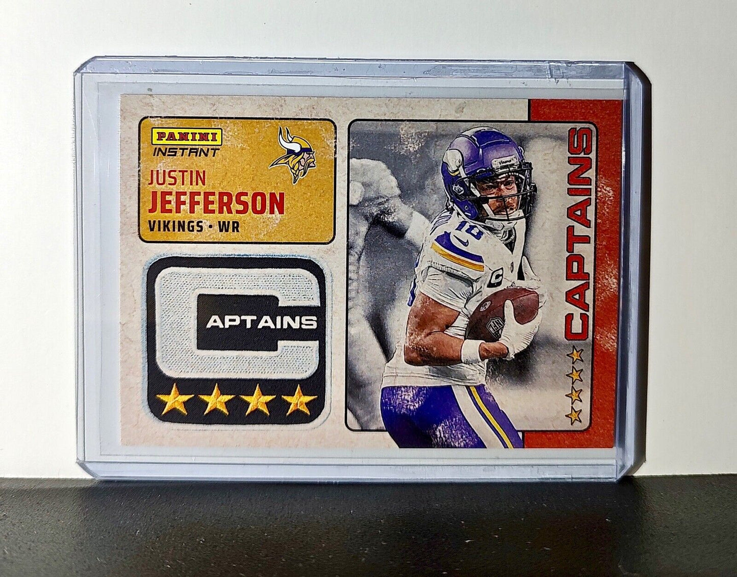 Justin Jefferson 2024 Panini Captains NFL #19 Card Minnesota Vikings 1/351