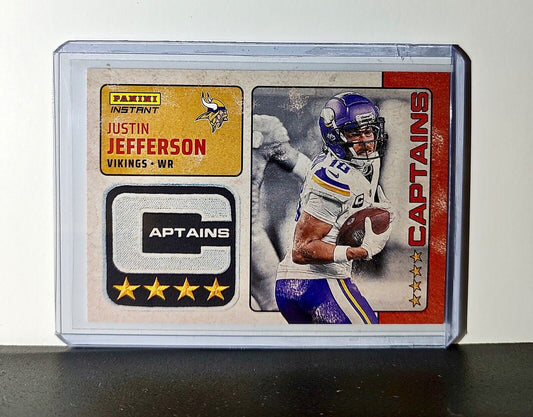 Justin Jefferson 2024 Panini Captains NFL #19 Card Minnesota Vikings 1/351