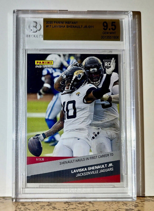 Laviska Shenault Jr. 2020 Panini NFL #17 Rookie 1 of 211 BGS 9.5 Gem Jaguars