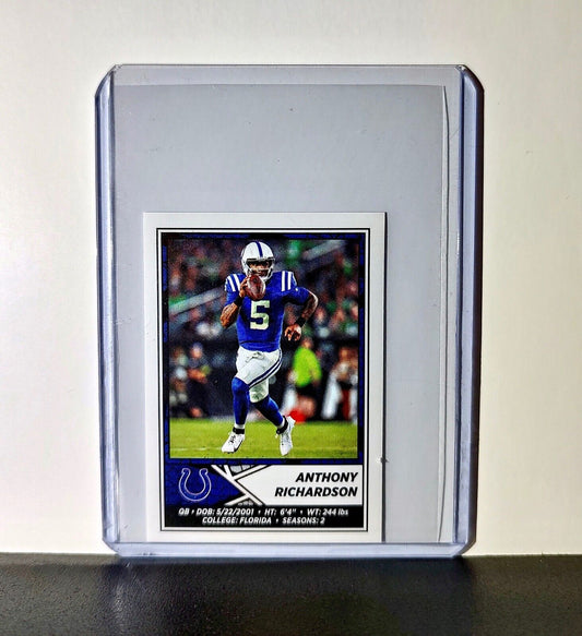 Anthony Richardson 2024 Panini NFL Sticker #187 Indianapolis Colts