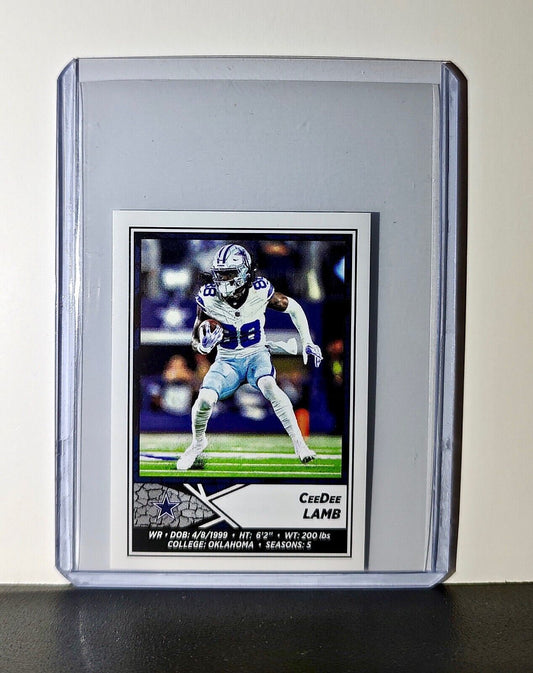 CeeDee Lamb 2024 Panini NFL Sticker #301 Dallas Cowboys