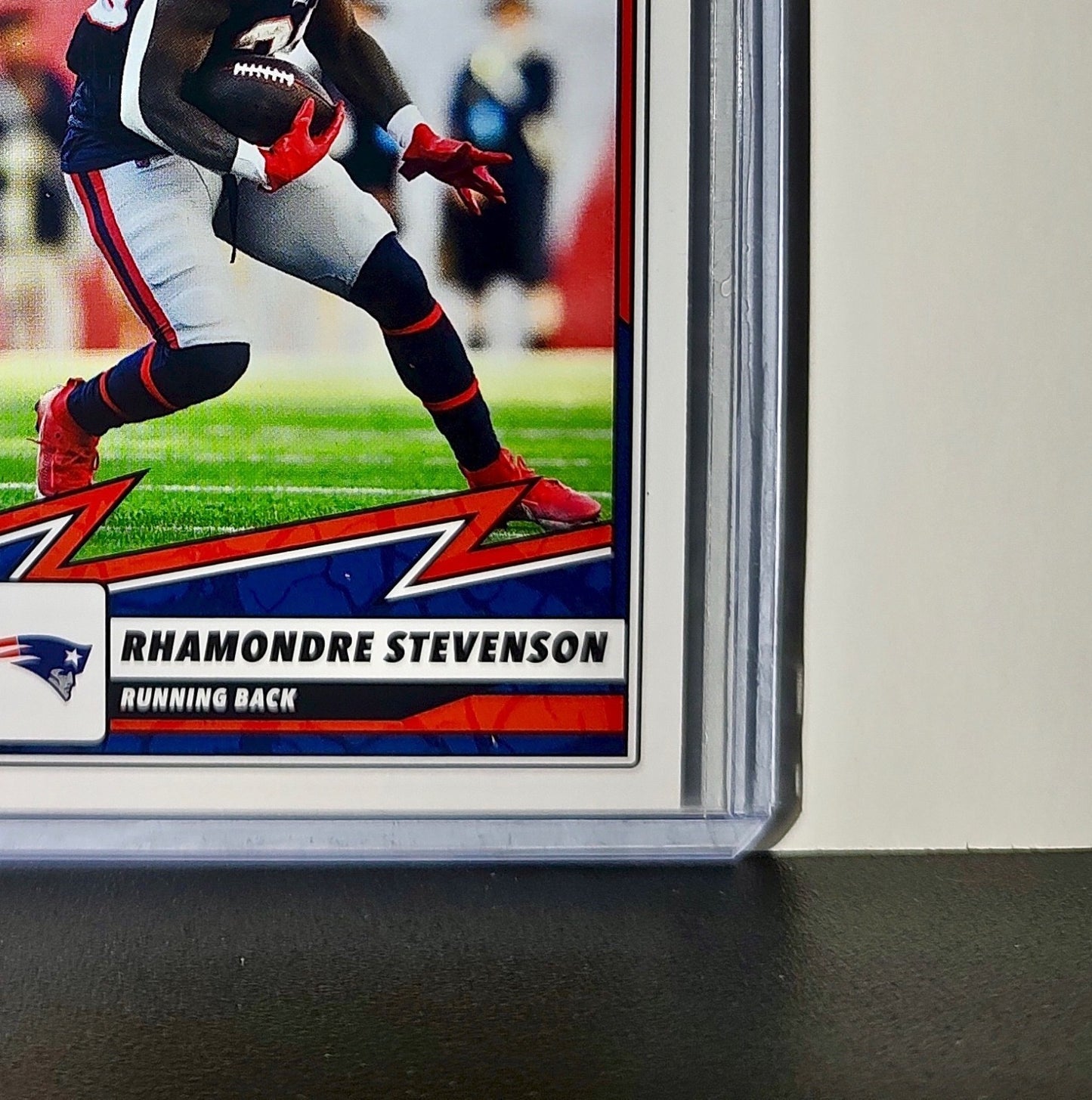 Rhamondre Stevenson 2025 Panini NFL #37 Sticker Card New England Patriots