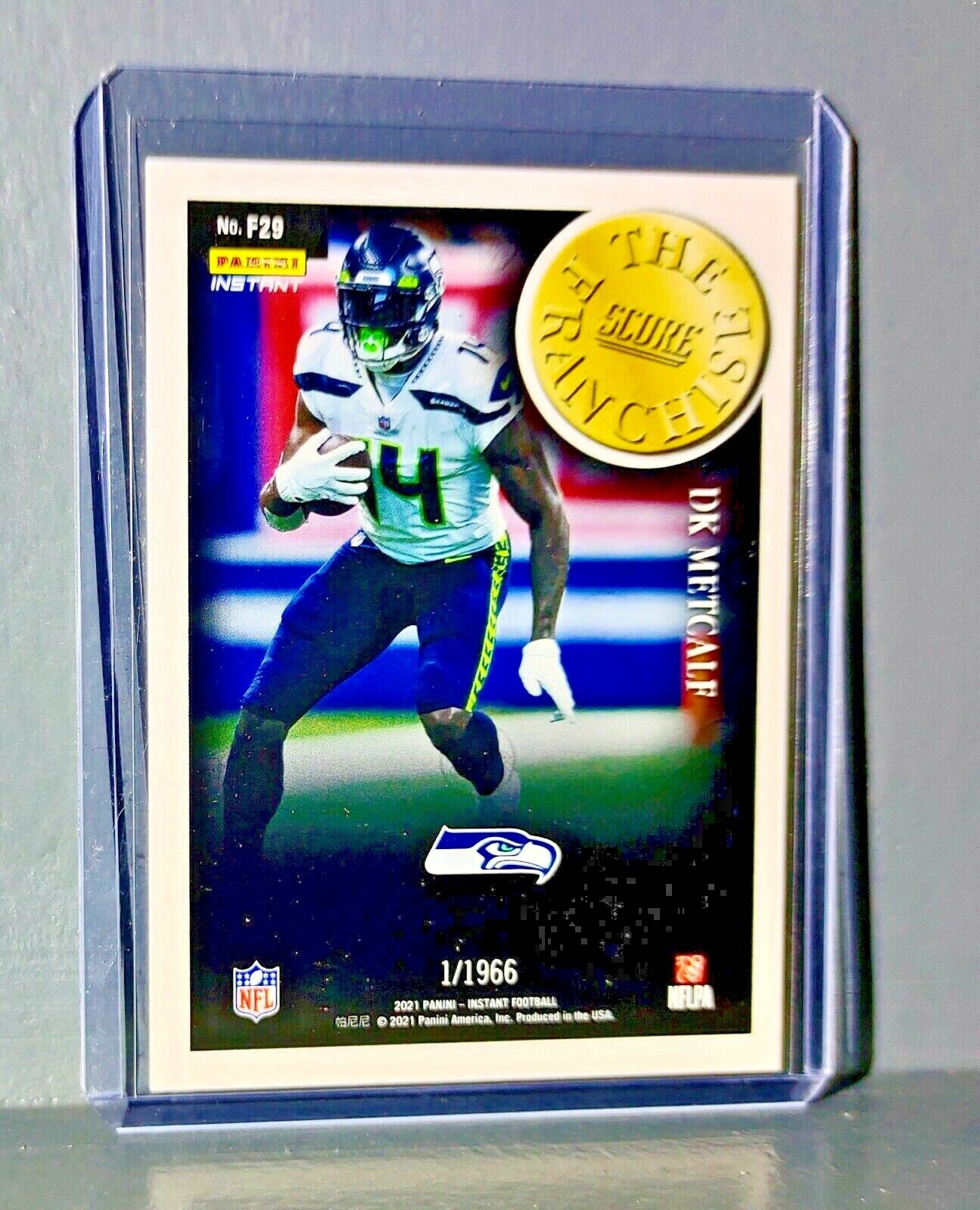 DK Metcalf 2021 Panini NFL Score The Franchise #29 Card 1/1966