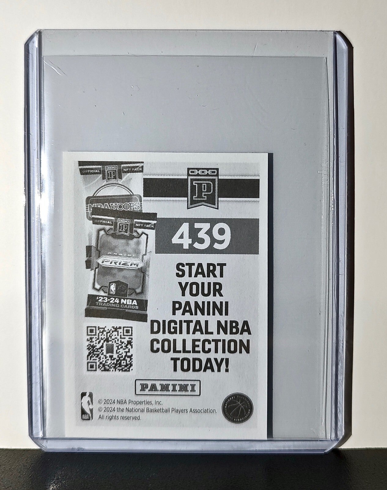 Shaedon Sharpe 2024-25 Panini NBA #439 Sticker Portland Trail Blazers