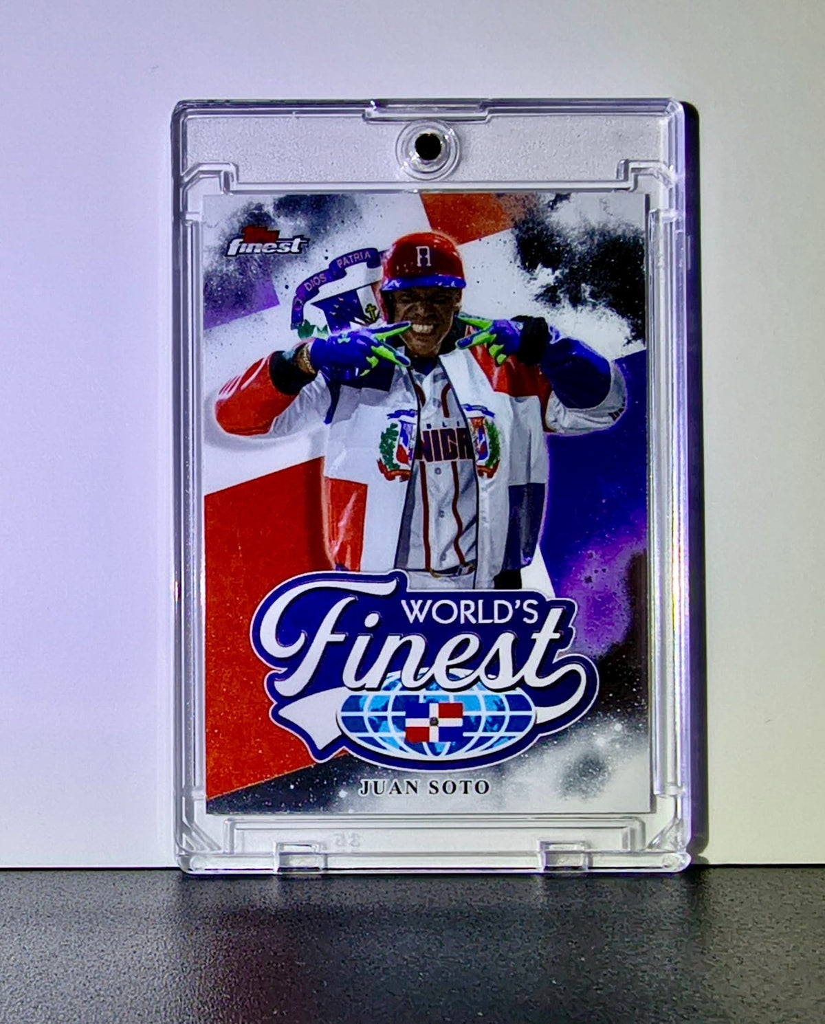 Juan Soto 2026 MLB Topps Finest #WF-19 Refractor World's Finest New York Mets