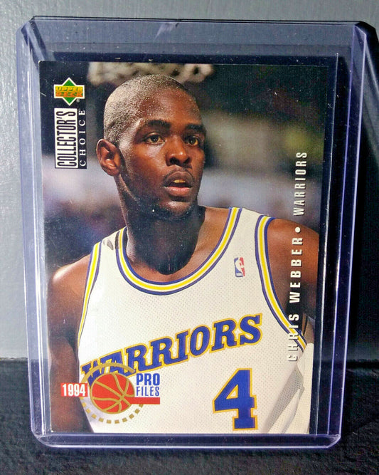 1994-95 Chris Webber Upper Deck Collector's Choice #200 Basketball Card