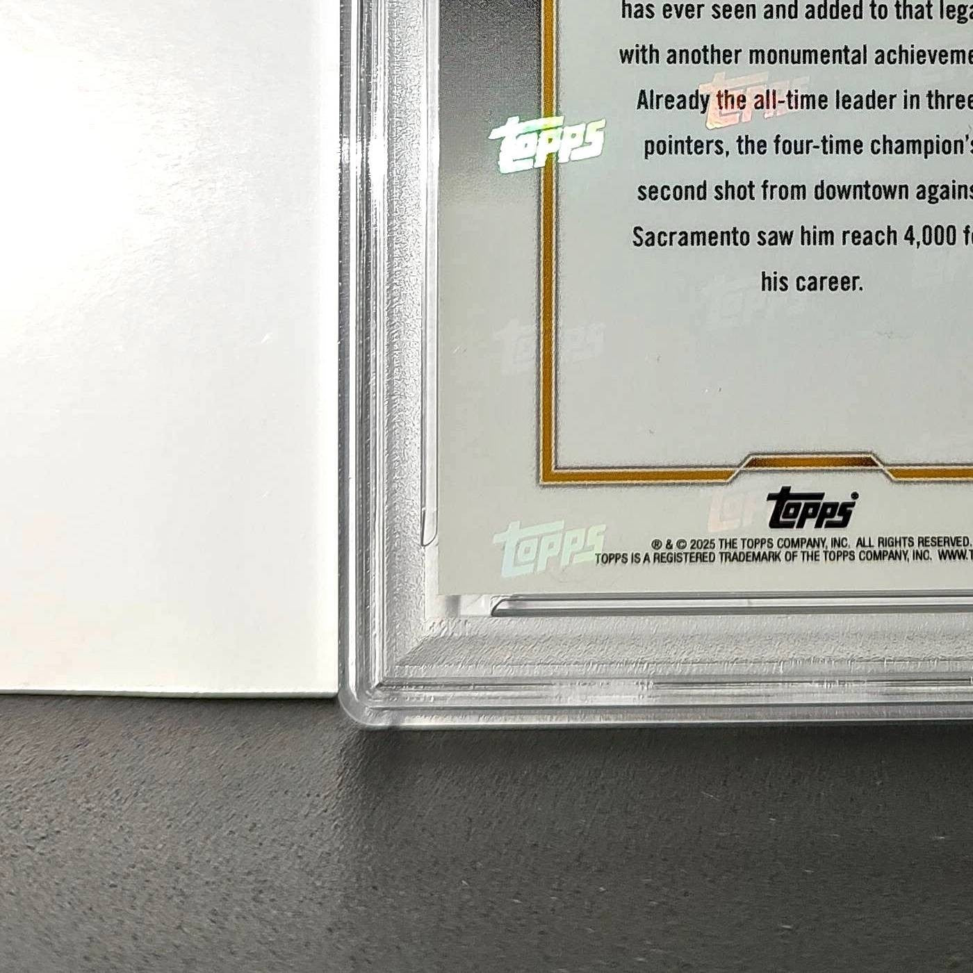 Stephen Curry 2024 Topps Now 4000 Career 3 Pointers #13 PSA 10 Gem Mint