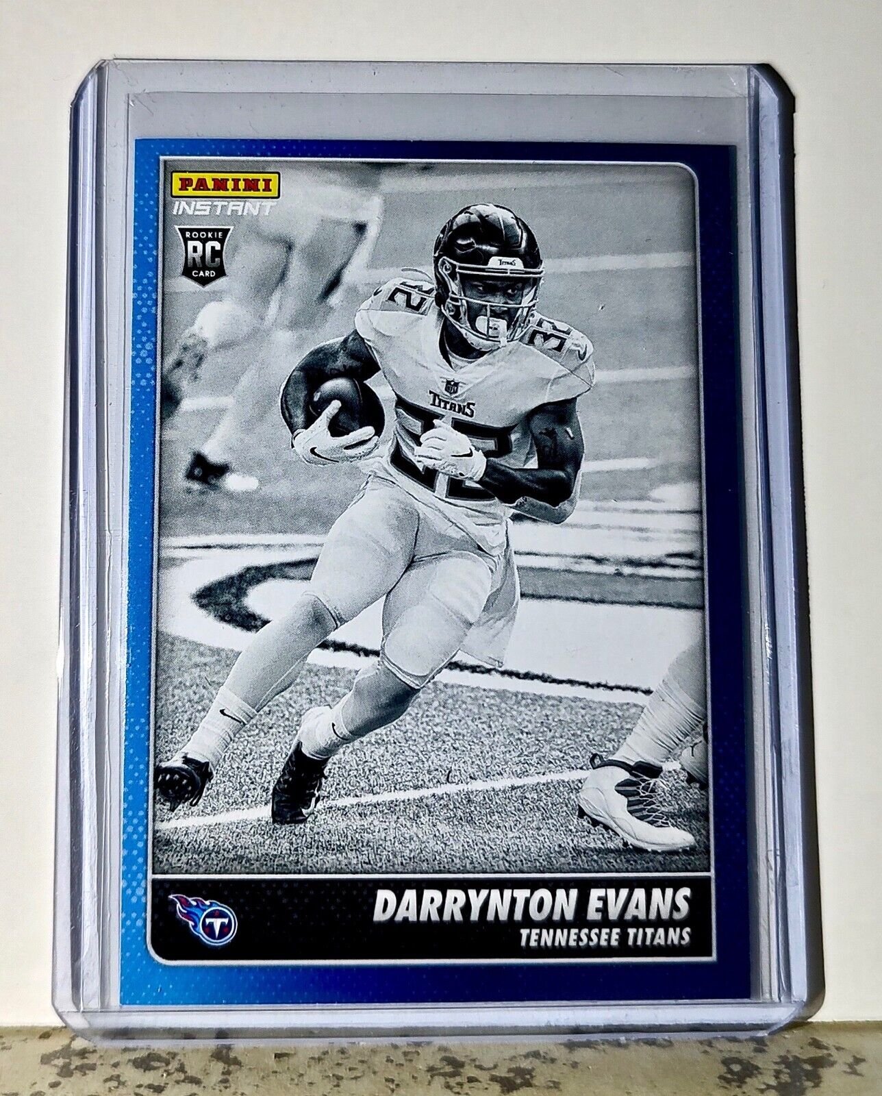 Darrynton Evans 2020 Panini NFL #13 Black and White Rookies Card Titans 1 of 518