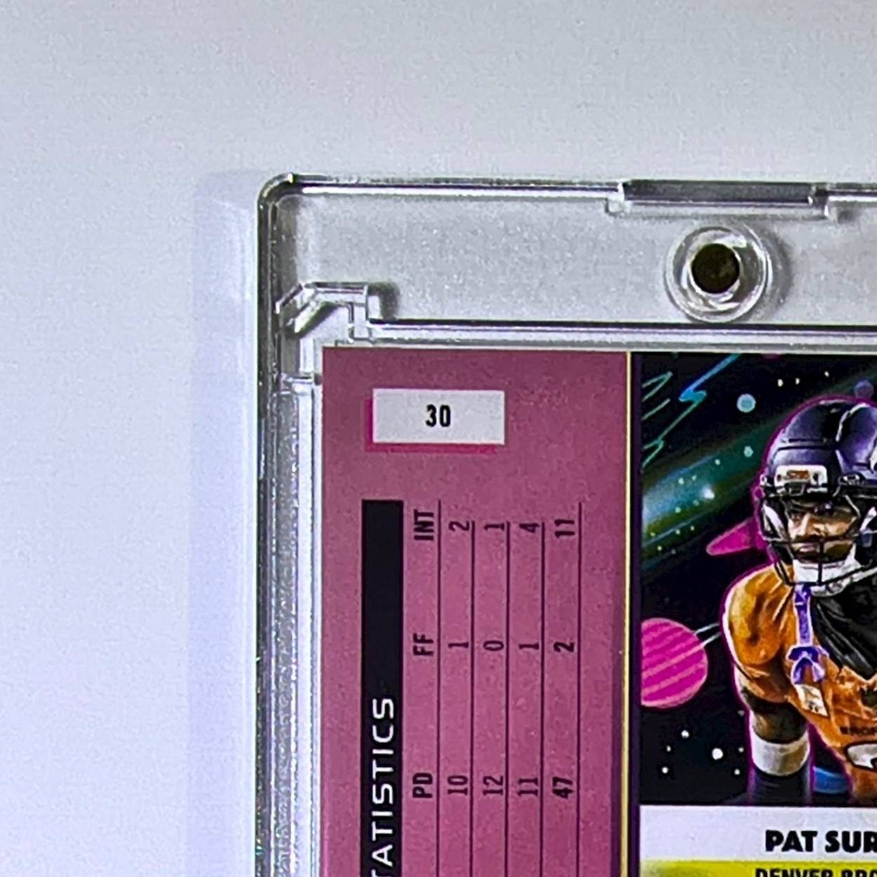 Pat Surtain II 2025 Topps Chrome Cosmic Nebula Refractor NFL #30 Denver Broncos