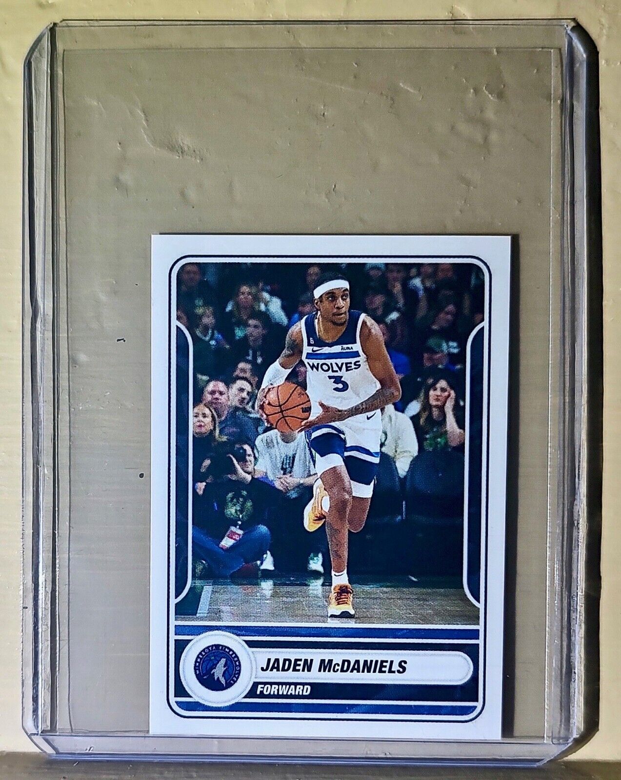 2023-24 Jaden McDaniels Panini NBA Basketball #393 Sticker Timberwolves