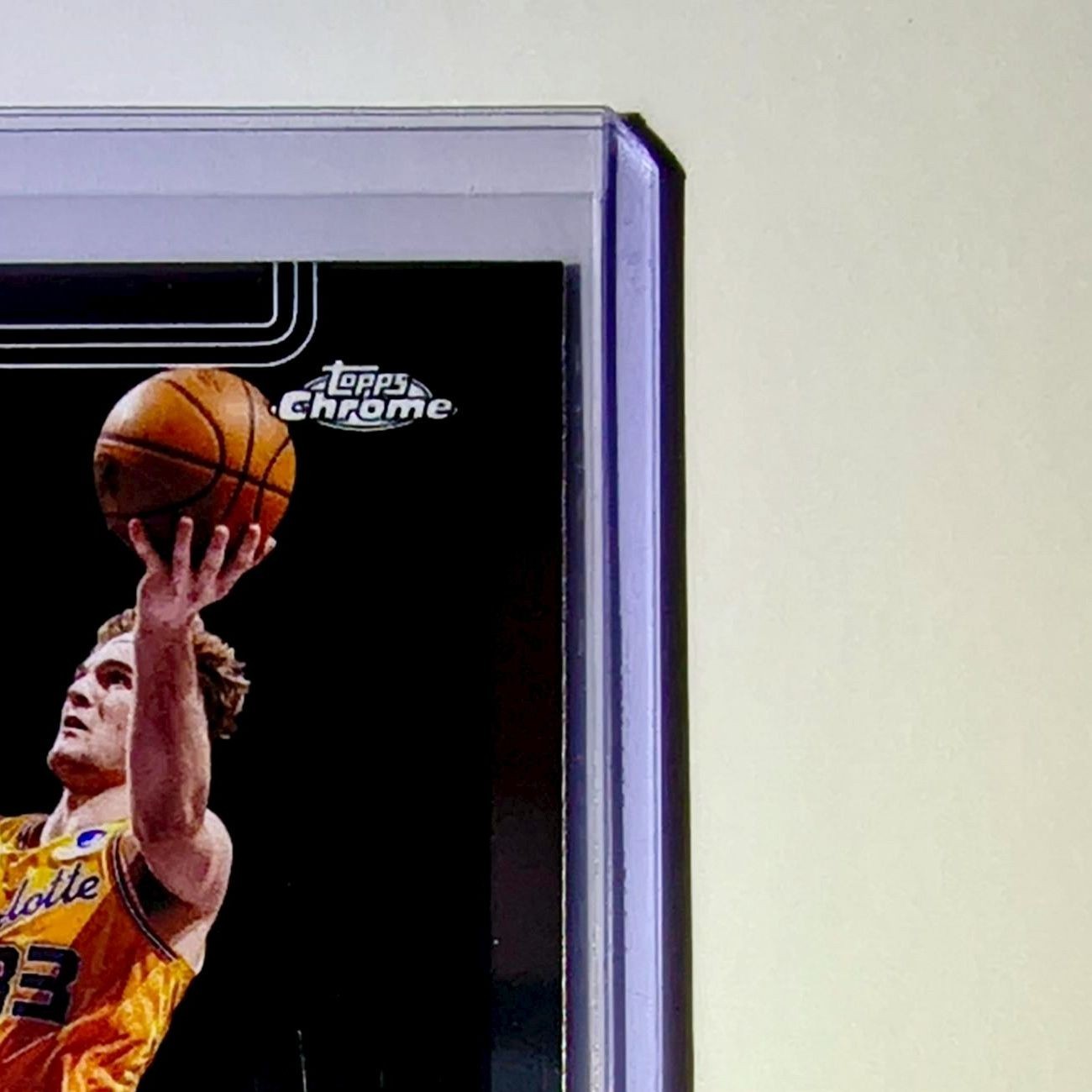 Liam McNeeley Rookie 2025-26 NBA Topps Chrome Update #179 Card Charlotte Hornets