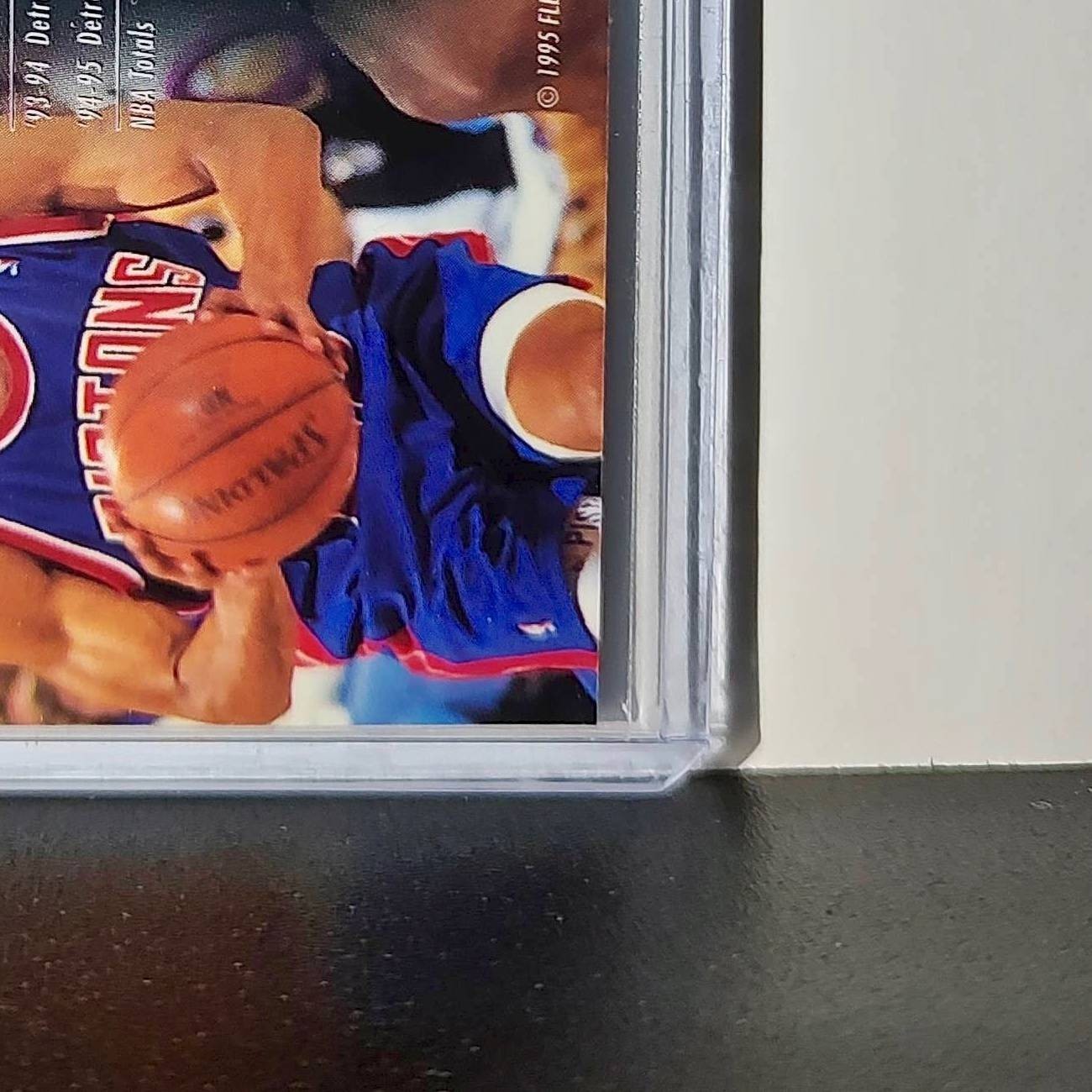 Allan Houston 1995-96 Flair NBA #38 Card Detroit Pistons