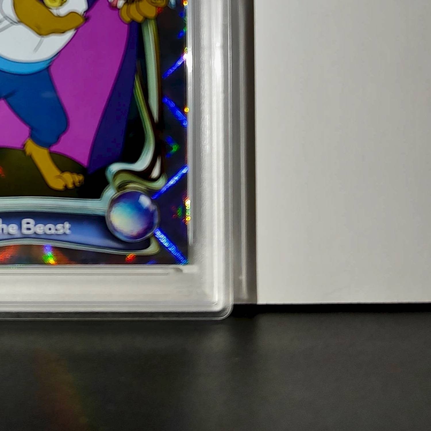 The Beast 2025 Topps Disney #44 Winter Variant Card Beauty and the Beast PSA 8