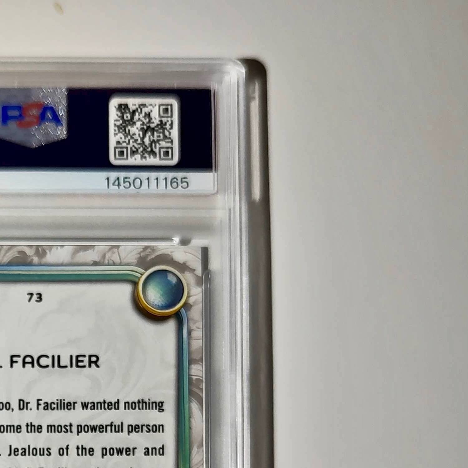 Dr. Facilier 2025 Topps Disney #73 Winter The Princess and the Frog PSA 10