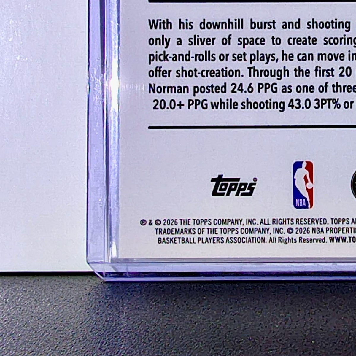 Norman Powell 2025-26 NBA Topps Chrome Update #58 Basketball Card Miami Heat