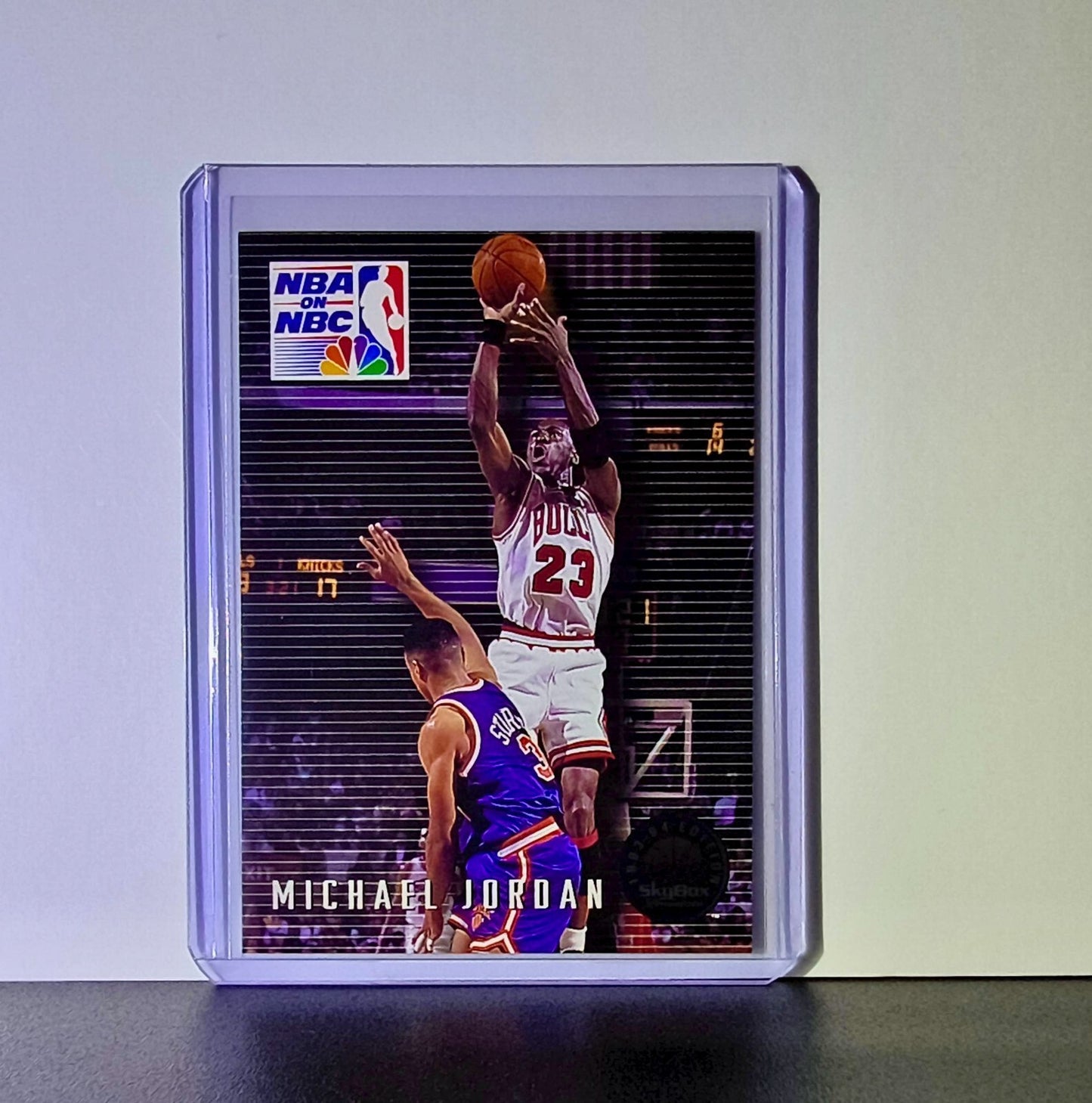 Michael Jordan 1993-94 Skybox Premium Edition NBA on NBC #14 HOF Card Bulls