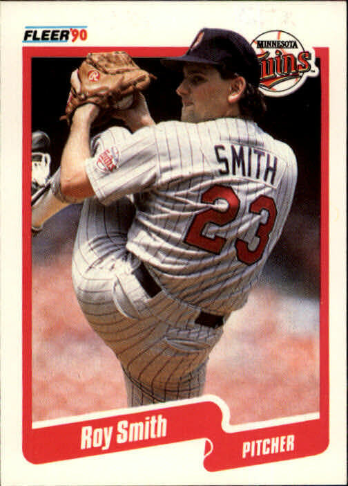 1990 Roy Smith Fleer Baseball Card #386