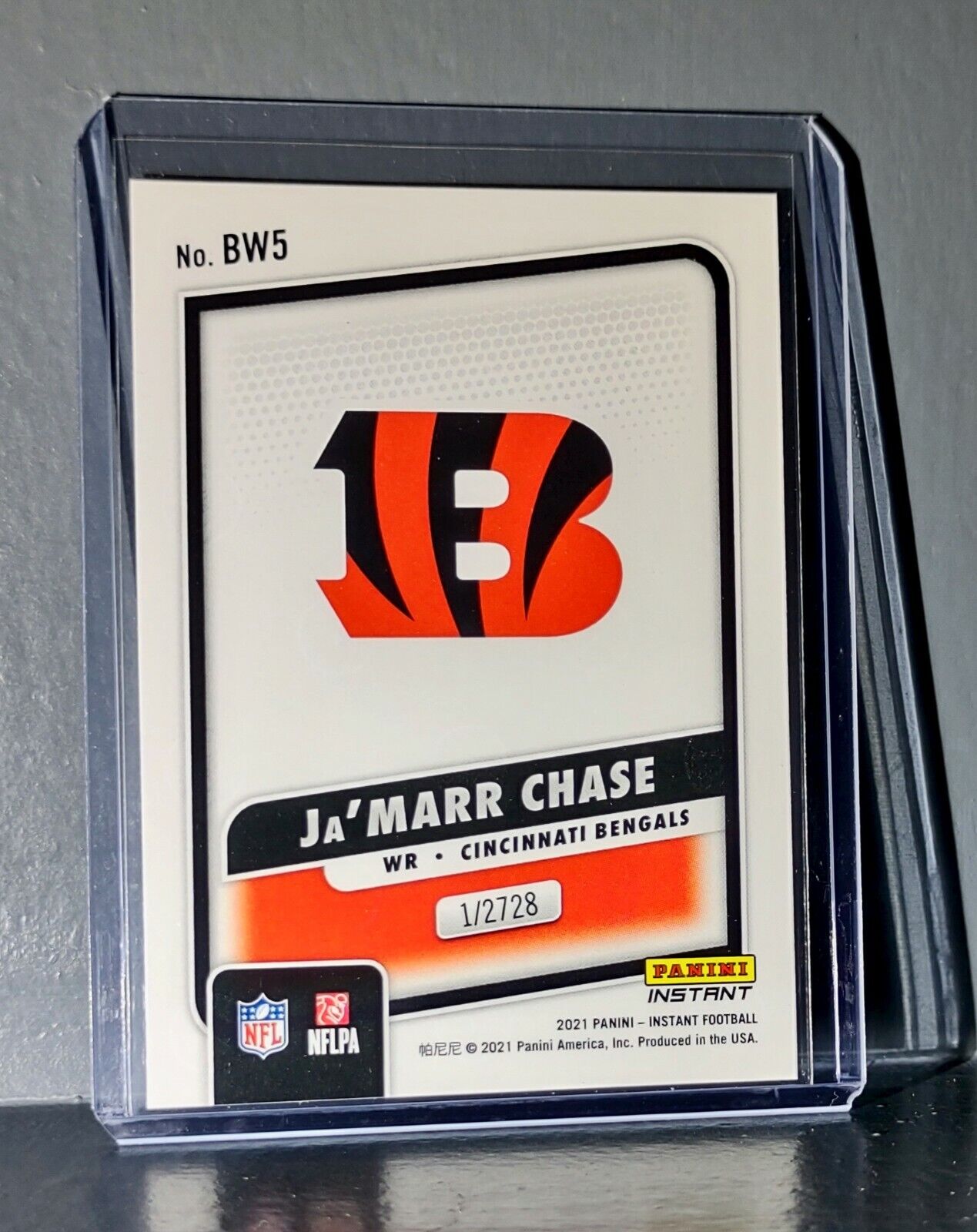 Ja'Marr Chase 2021 Panini NFL Black and White Rookies #5 Card 1/2728