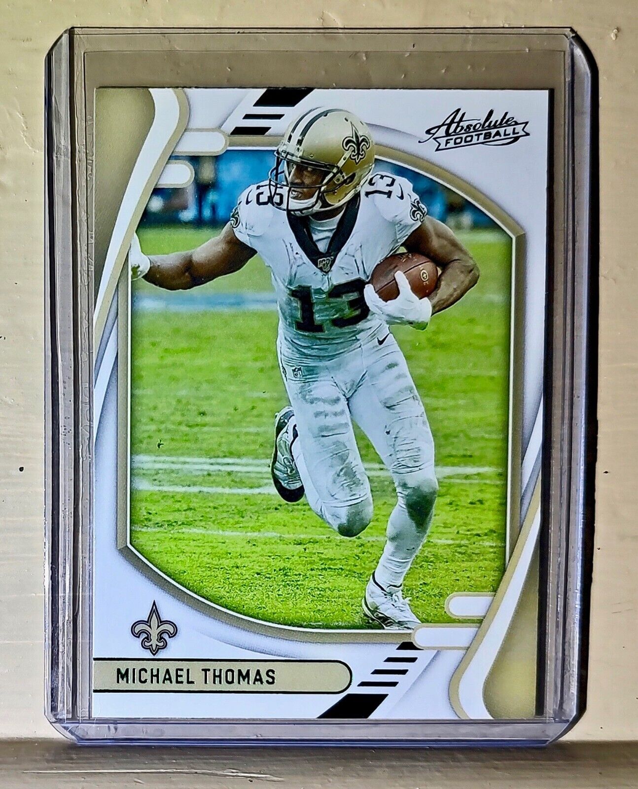 Michael Thomas 2021 Panini NFL Absolute Green Parallel Football #69 Card Saints