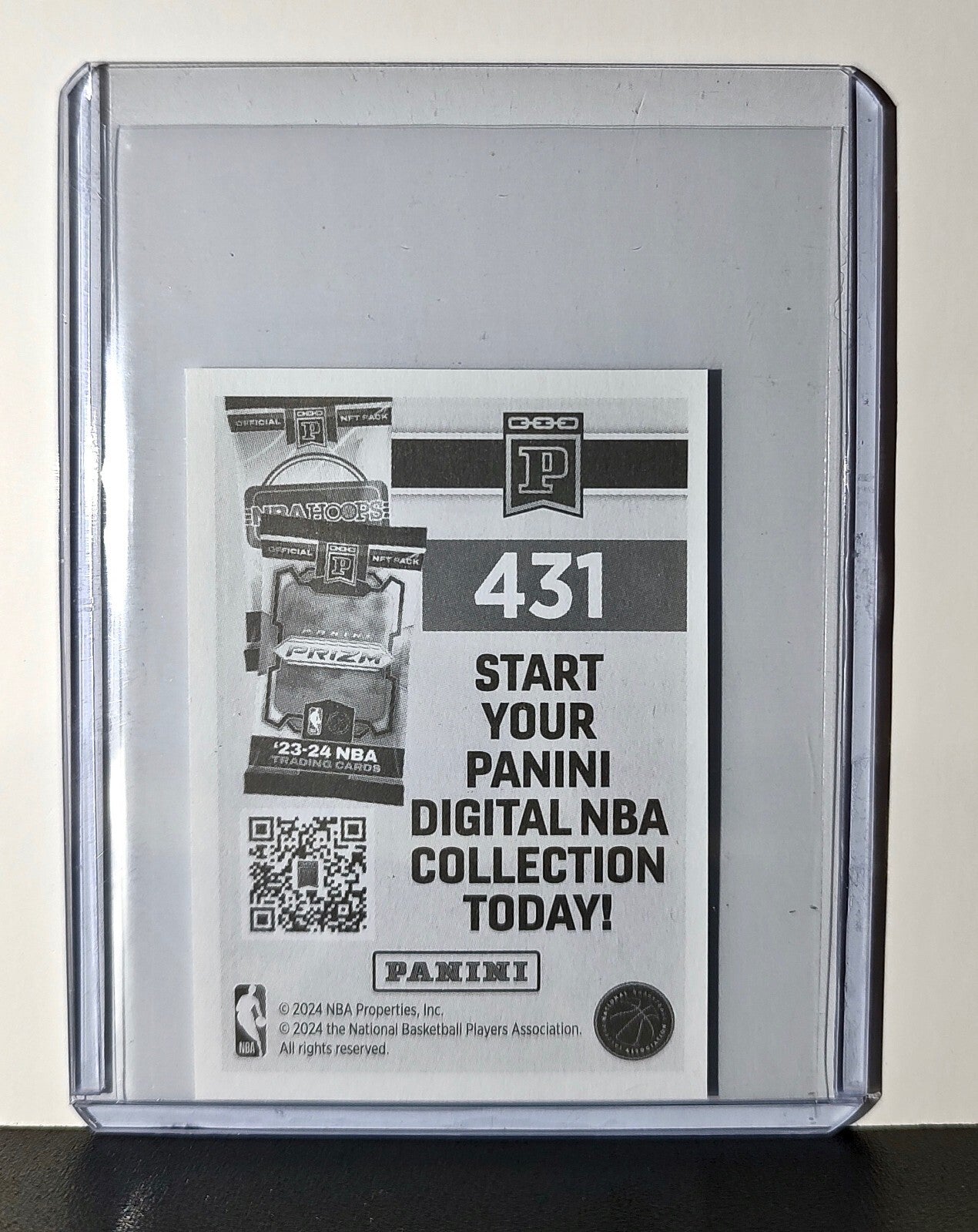 Logo 2024-25 Panini NBA #431 Sticker Card Phoenix Suns