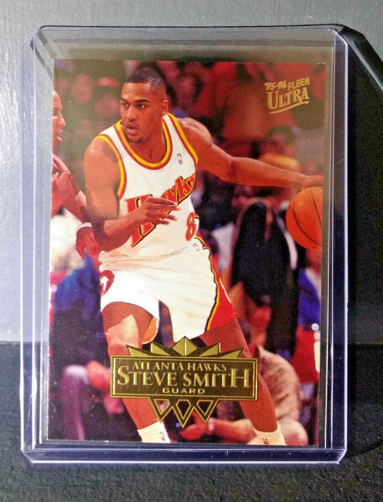 1995-96 Steve Smith Fleer Ultra #7 Basketball Card