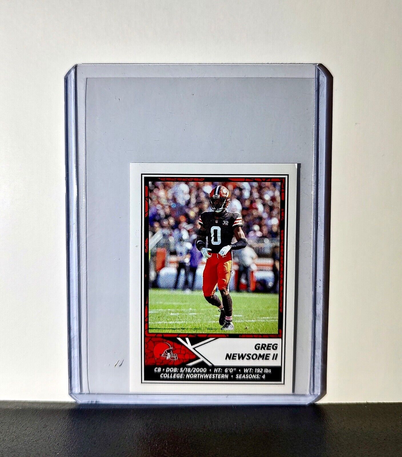 Greg Newsome II 2024 Panini NFL Sticker #150 Cleveland Browns