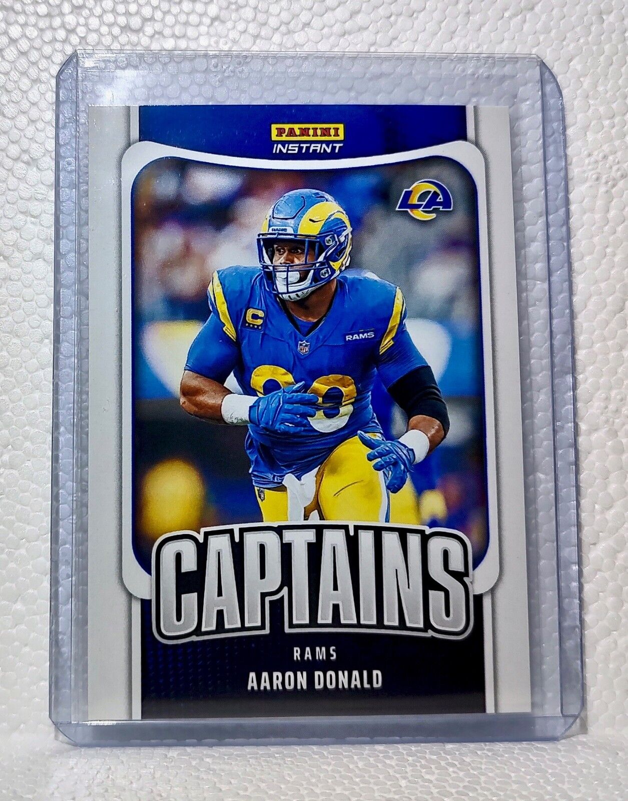 Aaron Donald 2023 Panini NFL Captain #19 Football Card Los Angeles Rams 1/331