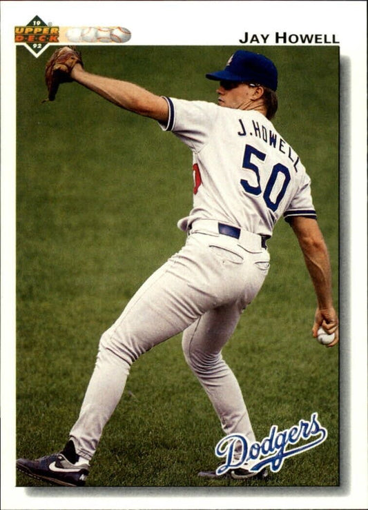 Jay Howell 1992 Upper Deck MLB #511 Baseball Card Los Angeles Dodgers