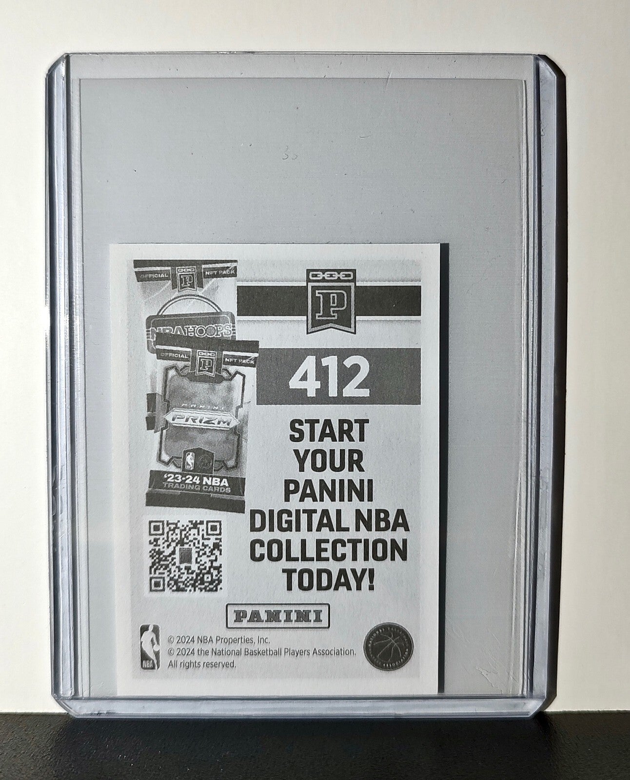 Chet Holmgren 2024-25 Panini NBA #412 Sticker Card Oklahoma City Thunder