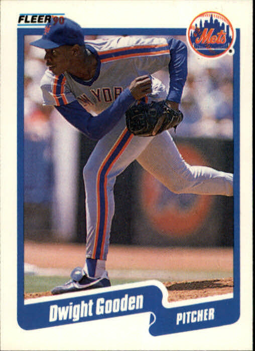 1990 Dwight Gooden Fleer Baseball Card #204