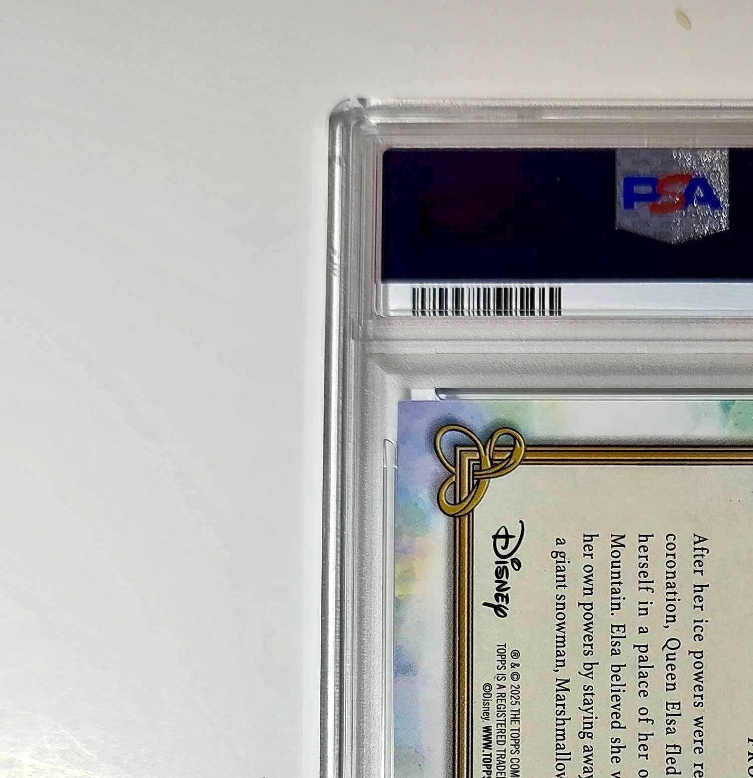 Elsa's Ice Palace 2025 Topps Disney #C-18 Card Frozen PSA 10