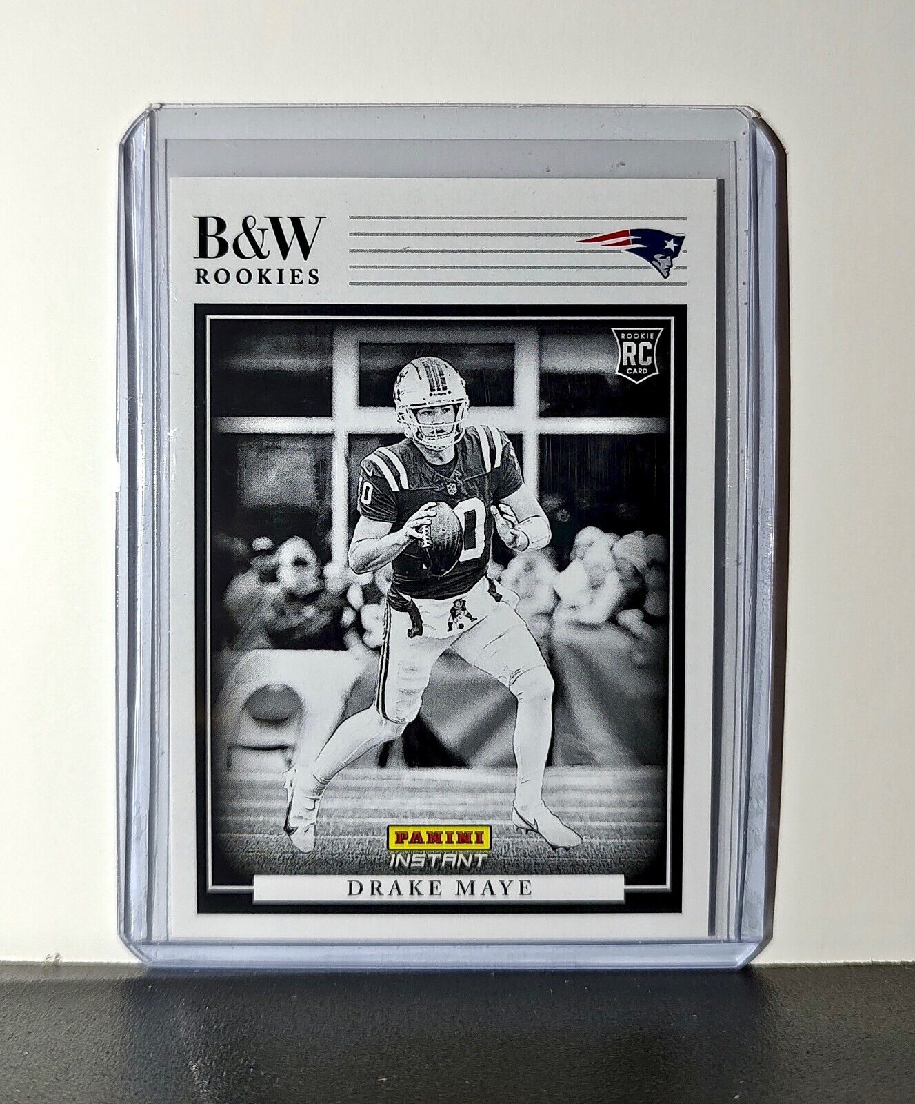 Drake Maye 2024 Panini NFL #4 Black & White Rookies Card Patriots 1 of 680