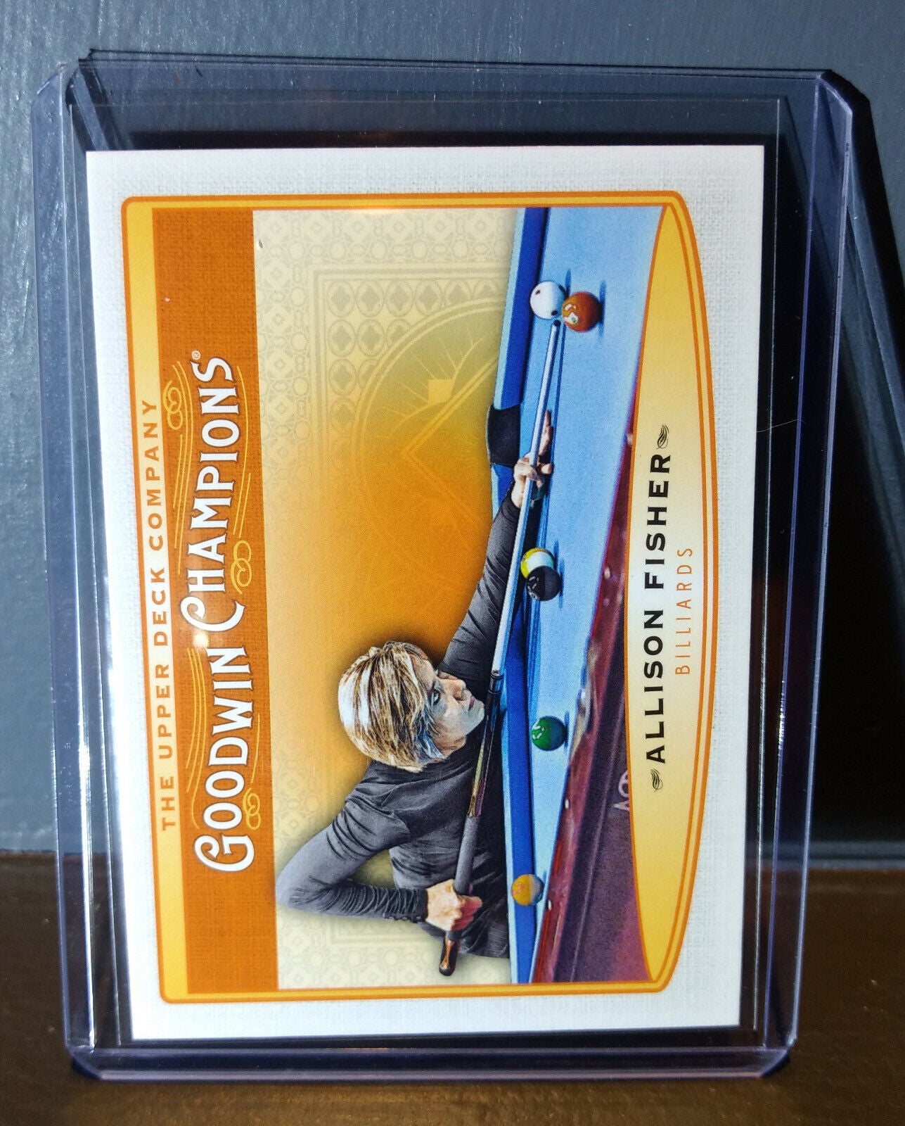 2019 Upper Deck Goodwin Champions Allison Fisher #68 Billiards Card